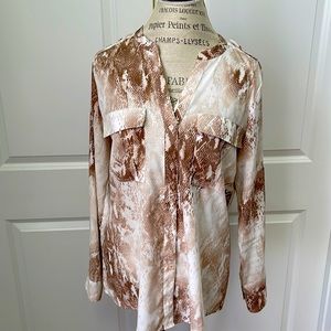 Calvin Klein Snake Print Blouse